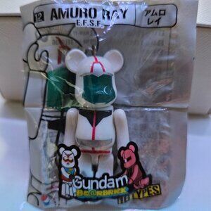 Medicom Bearbrick Gundam "AMURO RAY Vol 2 Pepsi NEX 70% Toy Keychain Mini Figure